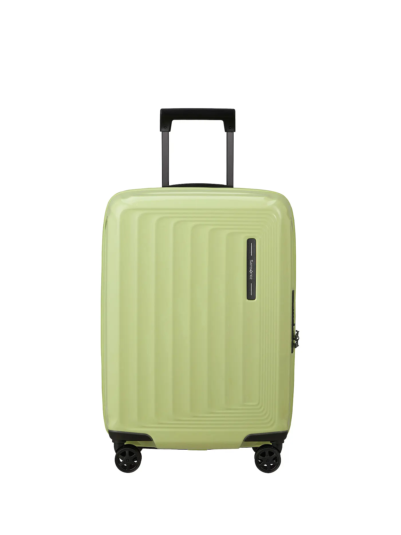 SAMSONITE | Trolley  NUON SPINNER 55cm erweiterbar matt quartz | hellgrün